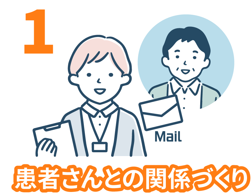 1.患者さんとの関係づくり